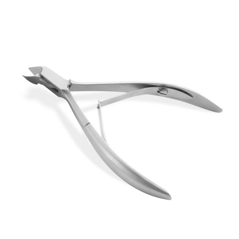 Otto Herder Hautzange – Nagelhautzange zur Bearbeitung überstehender Nagelhaut, 11 cm rostfreier Edelstahl, 5 mm Schneidefläche, für Finger- und Fußnägel