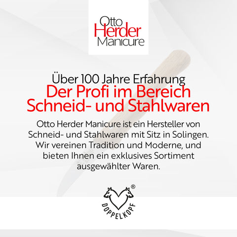 Otto Herder Buckelsmesser – 2er-Set Frühstücksmesser mit breiter Klinge und Wellenschliff, 22,2 cm rostfreier Edelstahl, Griff aus hochwertigem Olivenholz, Made in Germany