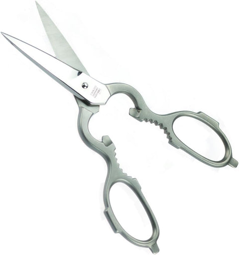 Otto Herder Küchenschere – Allzweckschere aus mattiertem rostfreiem Edelstahl, 20 cm, mit einseitiger Zahnung (Kopie)