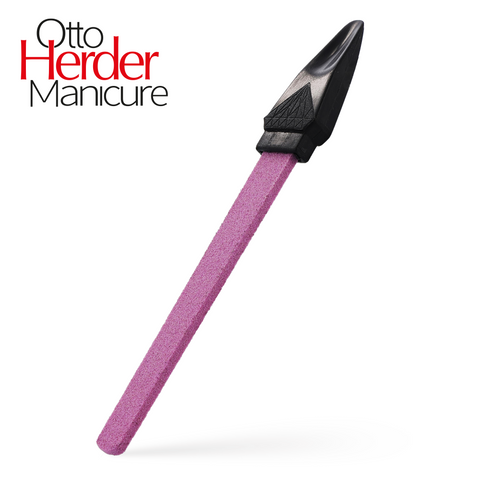 Otto Herder Manicure Mineralfeile für Naturnägel und empfindliche Nägel 14 cm in Schwarz
