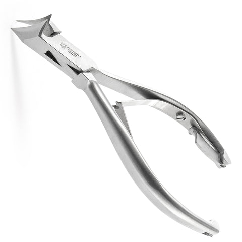 Otto Herder Nagelzange – Kopfschneider für starke Fußnägel, 14 cm rostfreier Edelstahl, 2 cm Schnittfläche, ideal für dicke und eingewachsene Zehennägel