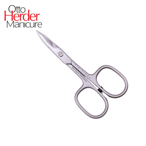 OTTO HERDER Nagelschere – Profi-Nagelschere 9cm aus Solingen für Finger- & Fußnägel (mit Mikrozahnung & Stopper)